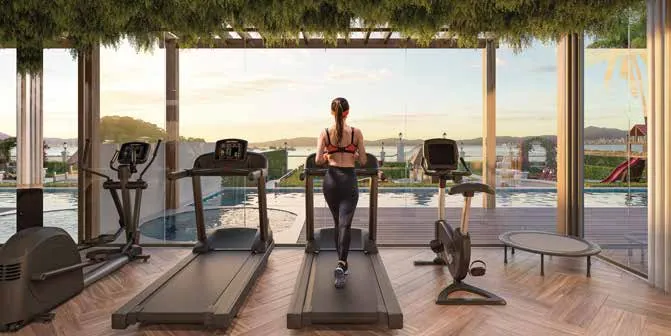 Fitness and gym visual from brochure