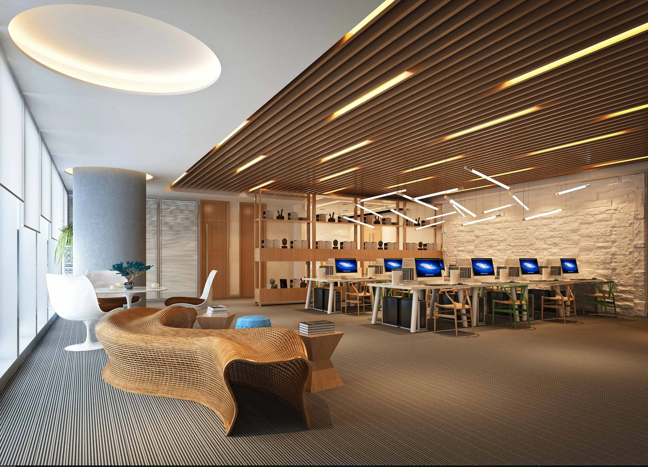 Workspace visual from brochure