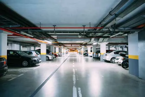 Parking facility visual from brochure